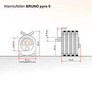 Werkstattofen BRUNO pyro II - 16 kW