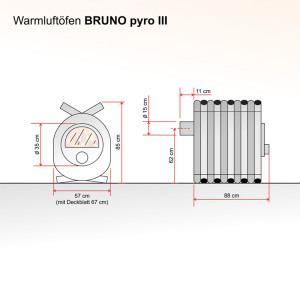 Werkstattofen BRUNO pyro III - 19 kW