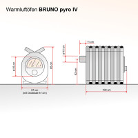 Werkstattofen BRUNO pyro IV - 22 kW