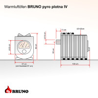 Werkstattofen BRUNO pyro IV - 22 kW mit Herdplatte
