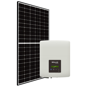 2025 Watt Solaranlage Photovoltaikanlage Plug & Play Komplett Set mit Solax Wechselrichter